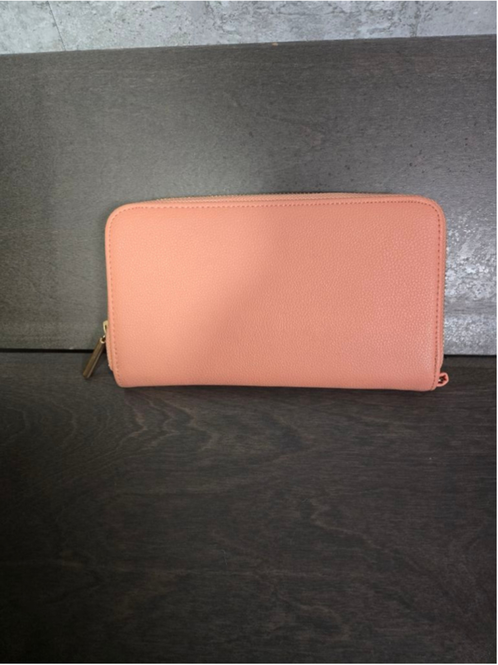 Women's Thirty-One Peach Zip-Around Wallet One Size - Picture 2 of 11